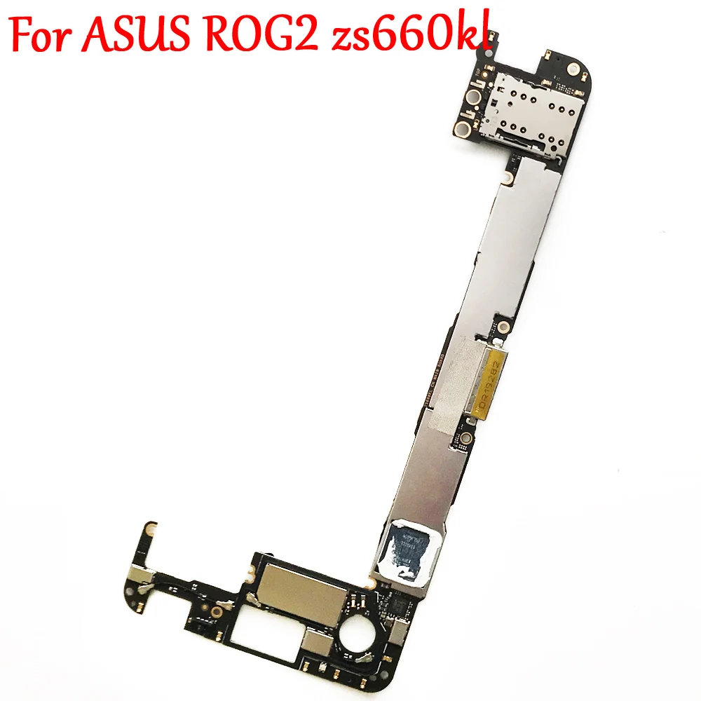Tested Full Work Unlock Motherboard Electronic Panel For ASUS ROG Phone 2  ROG2 ZS660kl Logic Circuit Board Global Firmware 128GB - AliExpress
