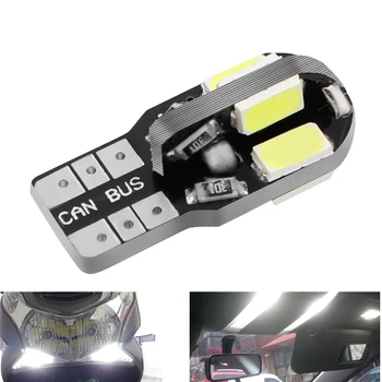 

1PCS 12V T10 Led Car Interior Bulb Canbus Error Free t10 led white 5730 8SMD LED Car Side Wedge White Bulb Light