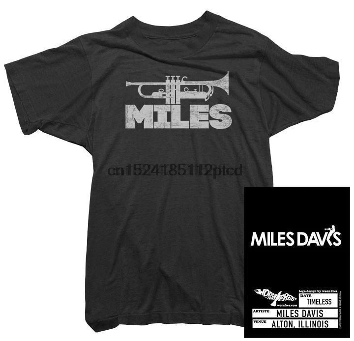 

Miles Davis T-Shirt - Trumpet Logo Tee