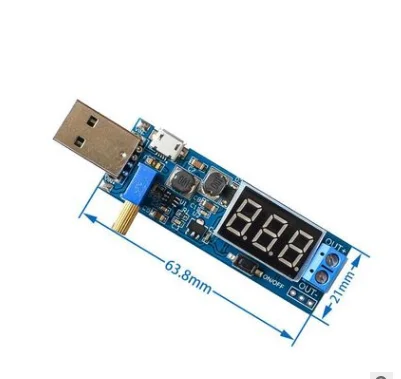 DC 5 В до 3 В/12 в USB повышающий/понижающий модуль питания Регулируемый повышающий