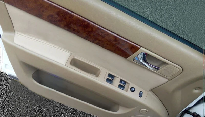 4 шт. микрофибра кожа двери автомобиля подлокотник Крышка Дверные панели Крышка отделка Аксессуары для Buick Excelle для Chevrolet Optra
