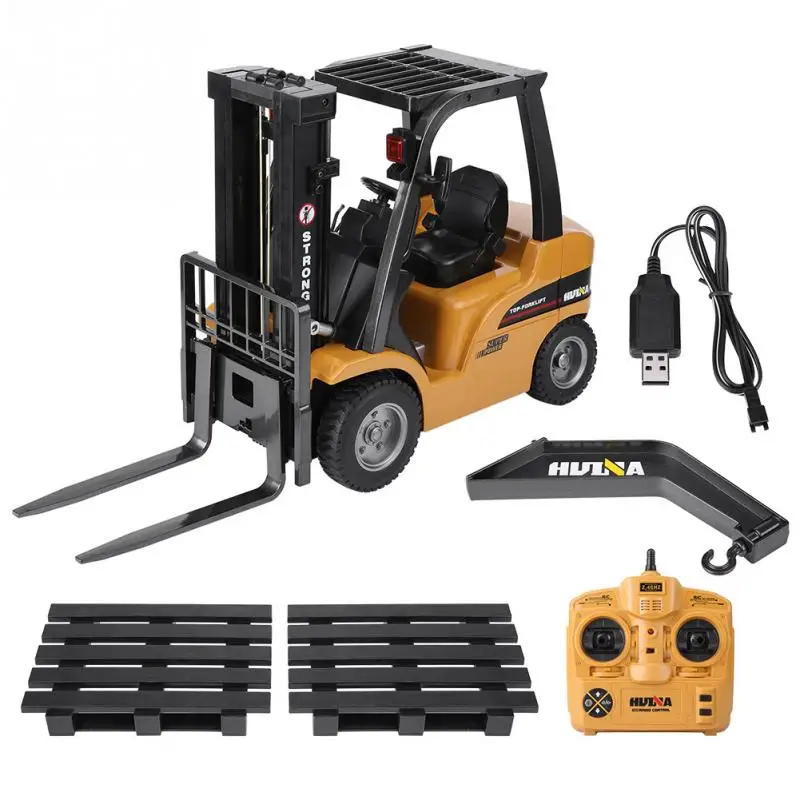 

RC Forklift Truck HUINA 577 2.4G 8 CH RC Electric Truck Metal Plastic Remote Control Truck Engineering Vehicle Toys For Boys