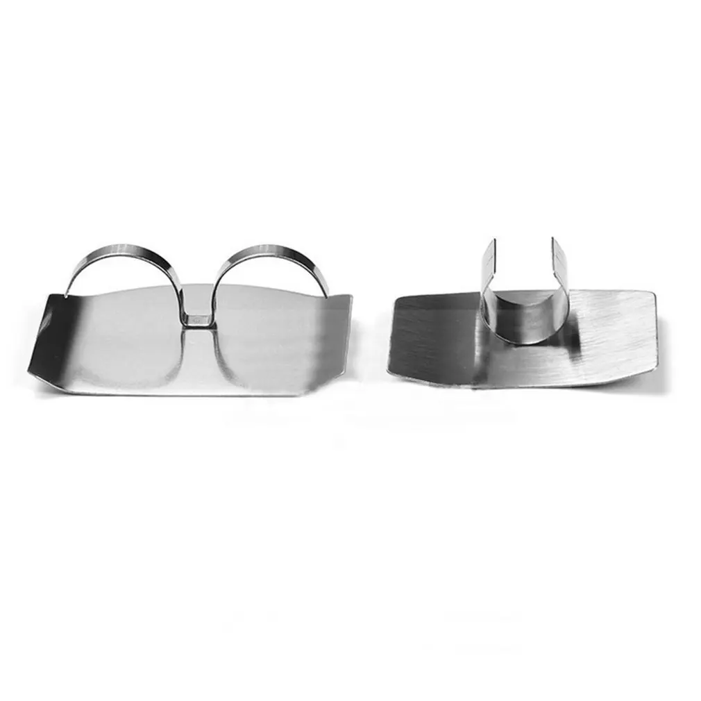 

Finger Guard Protection Finger Chop Safe Slice Stainless Steel Kitchen Hand Protector Knife Finger Protection Tools Dropshipping