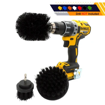 

Kit Cleaning Brush 2/3.5/4'' 1 set Power Scrub Brush Automobile Cleaning