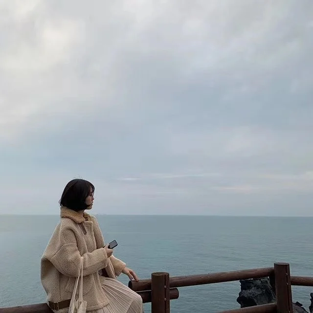 Новинка, корейский стиль, свободное женское теплое пальто для отдыха, искусственная овечья шерсть, длинный рукав, Женская куртка, верхняя одежда, топ для осени и зимы
