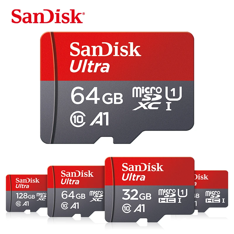 best sd card reader 5Pcs/lot Original Sandisk Ultra Micro SD 8G 16G 32G 64G 128G 256G Micro SD Card SD/TF Flash Card Memory Card microsdxc switch