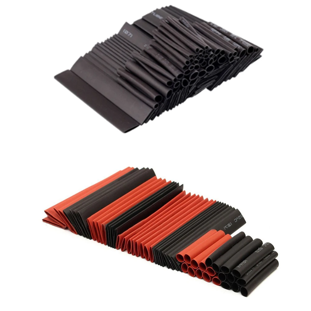 127 Pcs Heat Shrink Sleeving Tube Assortment Kit Electrical Connection Wire Wrap Cable Waterproof Shrinkage 2:1 | Обустройство дома