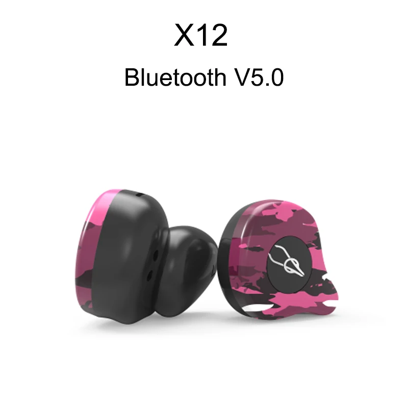 V5.0 Bluetooth стереонаушники TWS True беспроводные наушники IPX5 водонепроницаемые спортивные наушники с power Bank для всех телефонов громкой связи - Цвет: image show