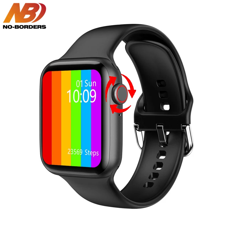 2020 New IWO W26 + Plus Smart Watch Rotate 1.75 Inch Screen Custom Dial ECG Body Temperature Bluetooth Call SmartWatch PK IWO 13