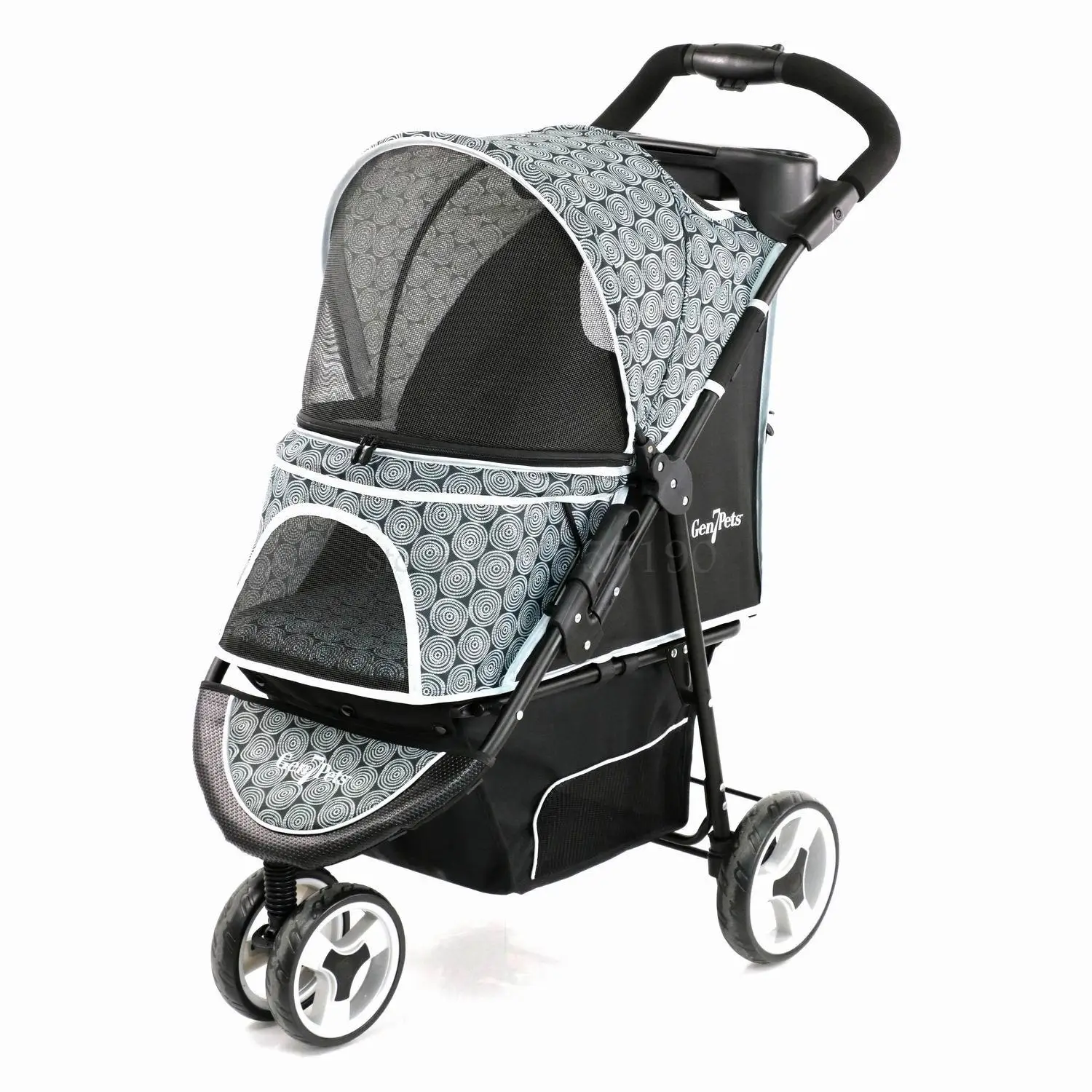 leopard dog stroller