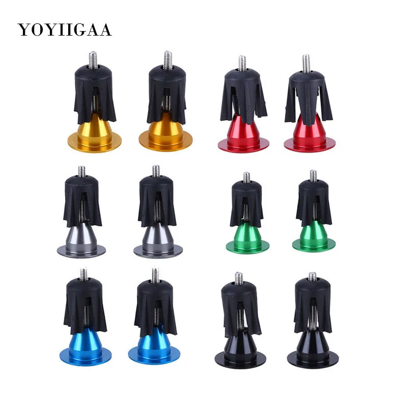 

1Pair Bike Handlebar Cap Bicycle Grips Aluminum Alloy Bike Handlebar End Lock-On Plugs Bar Grips Caps Covers Bicycle Parts Bike