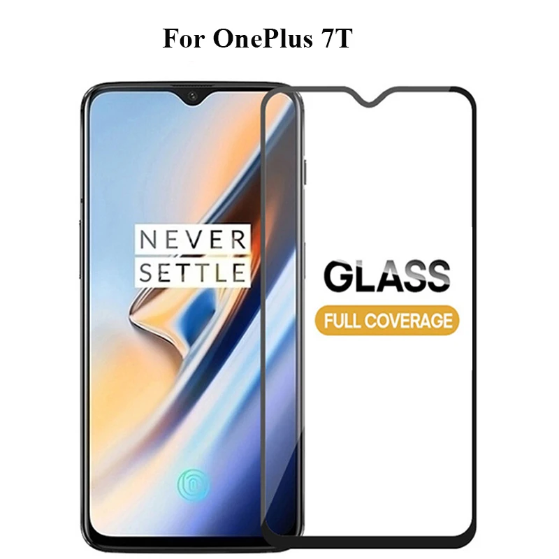 GerTong полное покрытие из закаленного стекла для oneplus 7 T Защитная пленка экрана