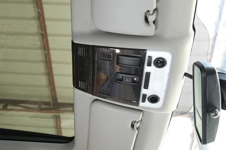 2 шт. черный деревянный ABS автомобильный подвесной фонарь для чтения крышка рамка отделка для BMW X1 E84 2011- автомобильные аксессуары