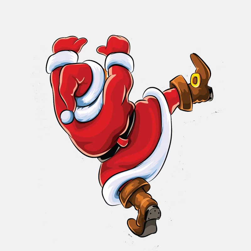 

Creative Car Sticker Santa Claus Christmas Car Window Motorcycle Decal Vinyl Cover Scratches Waterproof PVC 14.6cm X 12.2cm