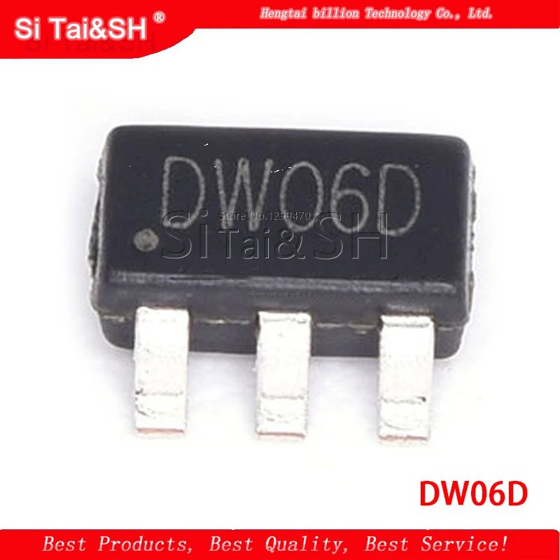 10 Pièces DW06D SOT23-6 - Composant électronique IC FM - Neuf Pour Circuits