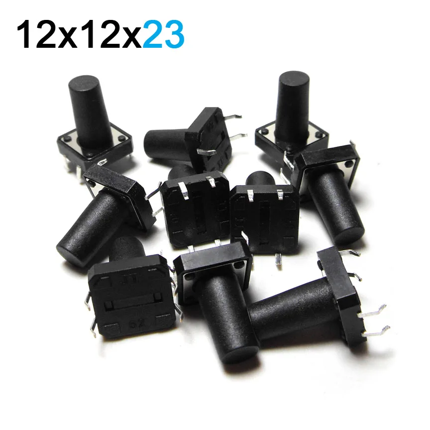 

12*12*23MM Touch Switch 4 Feet Push Button Switch Spare Parts 12x12x23mm Copper Foot