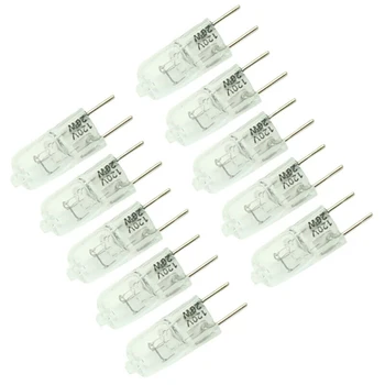 

10pcs 120V 20W G8 Pin Transparent Home Office Heat Resistant Halogen Bulb Indoor Tungsten Lamp Energy Saving High Brightness