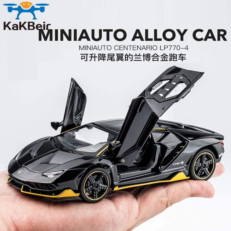 Автомобиль Lamborghinis LP770 750 1:32 модель спортивного автомобиля из сплава литой звук