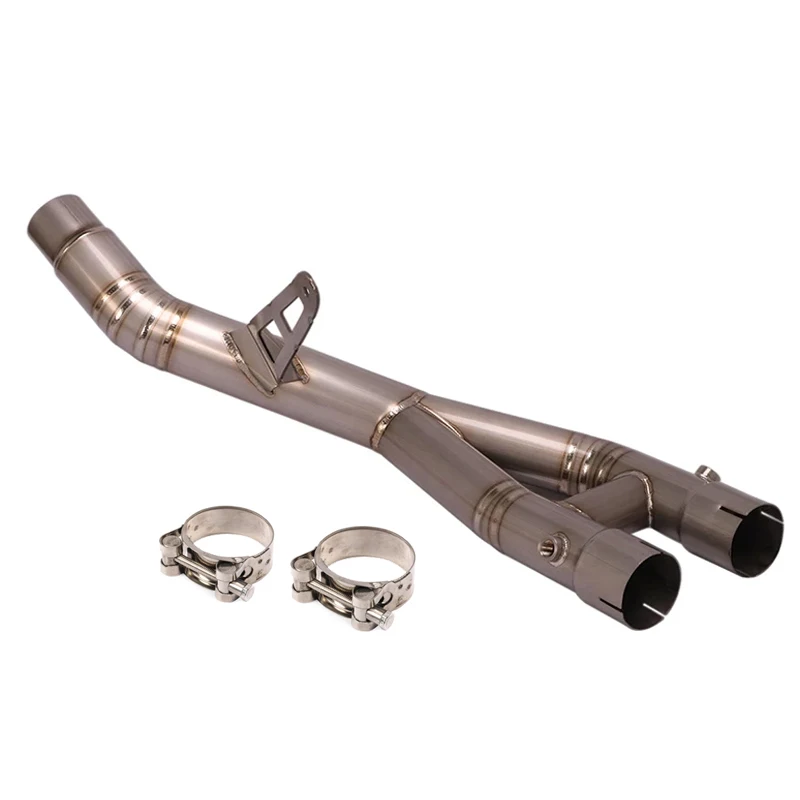 For Yamaha YZF R1 MT-10 2015 - 2021 Motorcycle Exhaust Titanium Alloy Mid Link Pipe Escape Moto Delete Silencer Modify Muffler - Image 6