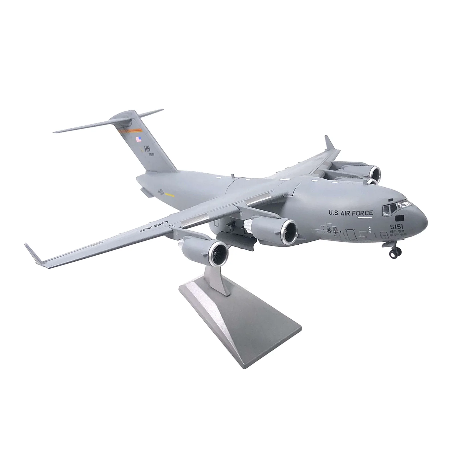 1:200 Scale Model US Air Force US C-17 Military Transporter Aircraft Model Toys 