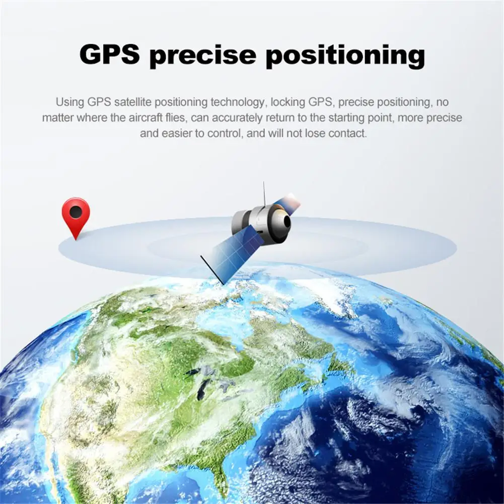 Складной двойной Дрон с GPS 1080 HD воздушная камера 5G профессиональный пульт дистанционного управления Самолет интеллектуальное позиционирование возврат подарок к празднику