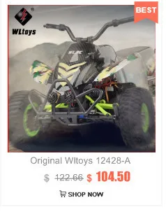 Оригинальные Wltoys 12428-A 1/12 2,4 г 4WD 50 км/ч электрические матовый внедорожные светодиодные фонари для мотоцикла дистанционное управление автомобильное транспортное средство с дистанционным управлением