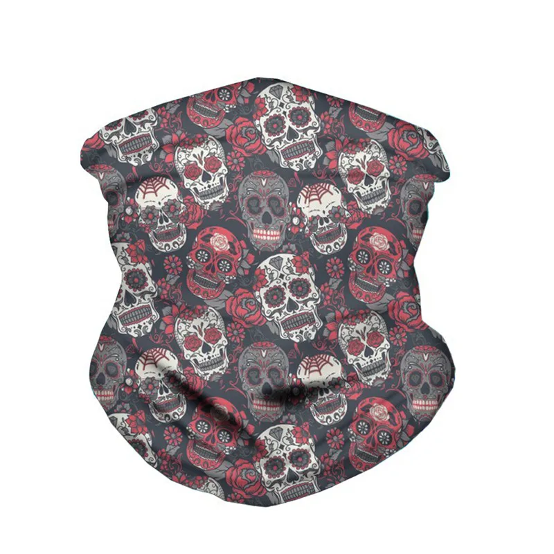 

Magic Scarf Anti-UV Windproof Cycling Skull Half Face Mask Neck Gaiter Balaclava Women Fashion Headband Wristband Hijab Chiffon