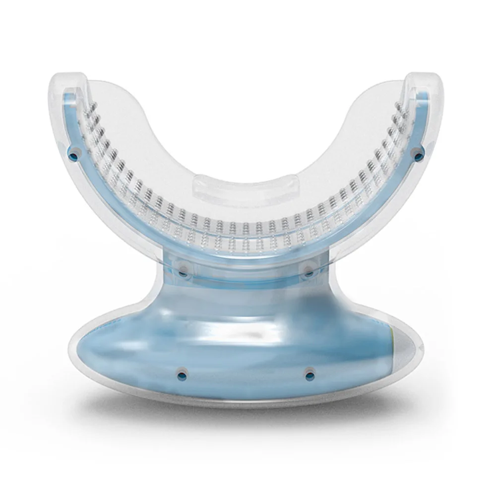 

Silicone Teeth Whitening Kit Wireless Vibration Blue Light Teeth Cleaning Device Teeth USB Stains Remove LED Light Gel Tool