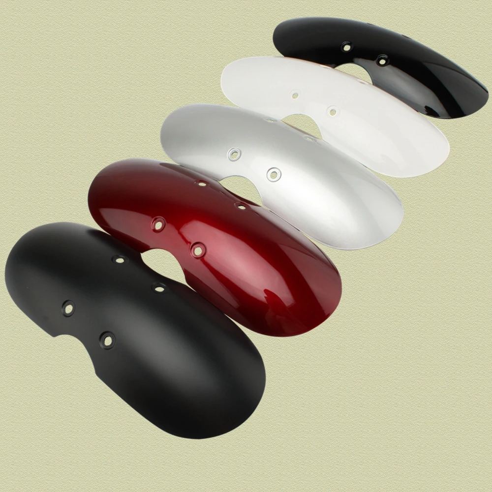 Motorcycle Short Front Fender Mudguard Fairing Black Motorbike Chopper Bobber Fit For Triumph Bonneville T100 T120  Street Twin