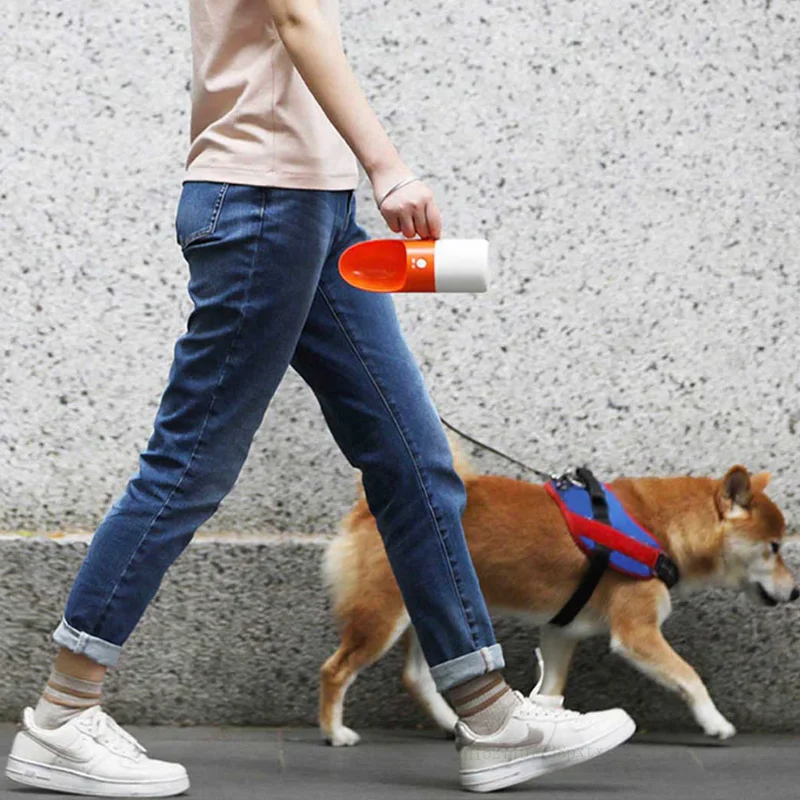Xiaomi mi jia MOESTAR ROCKET 230 мл портативная бутылка для воды для собак модная бутылка для воды для путешествий для собак