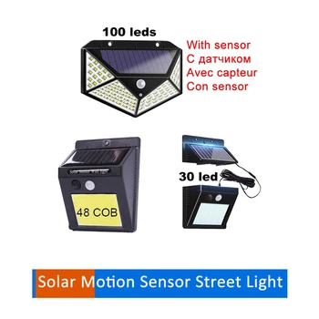 

LEDs Wireless Solar Wall Lights Outdoor Waterproof Light Control Garden Street Security Nightlight Solar Powered Lamps indoor ho