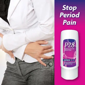 

P28 EXPRESS PERIOD & MENSTRUAL PAIN RELIEF GEL STOP MENSTRUAL PAIN NOW