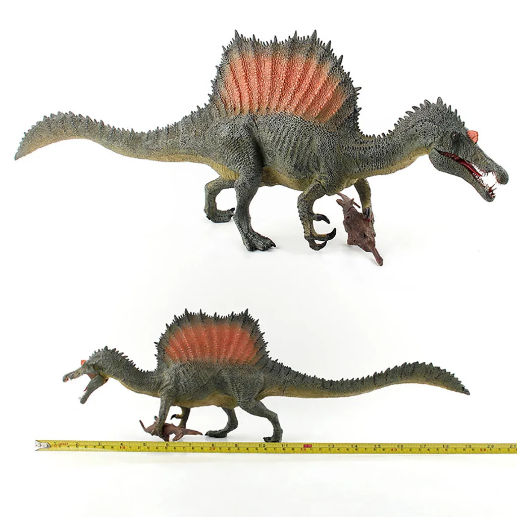 Больше моделирование Рыбалка Spinosaurus в натуральную величину модель динозавра рисунок реалистичные детские игрушки