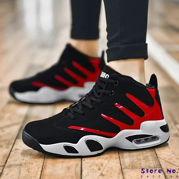 

Breathable Couples Sneakers Men Basketball Shoes Zapatillas De Baloncesto Men High Top Basketball Sneakers Trainers Shoes
