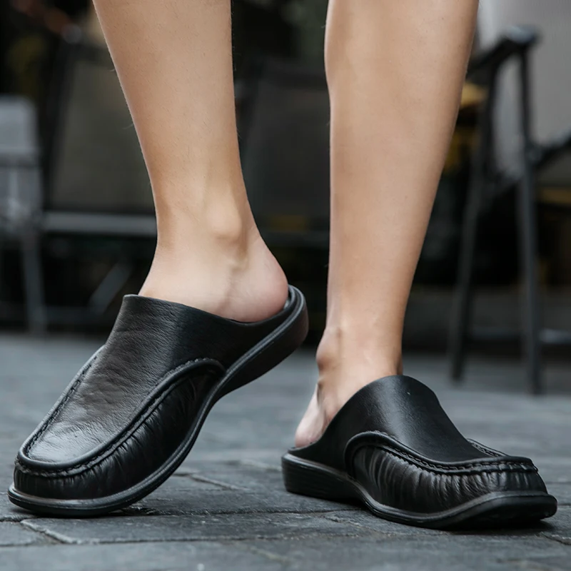 Lazy Shoes Men Slippers 46 Big Size EVA 