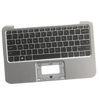 

Laptop Keyboard Upper Case Cover PalmRest For HP ENVY x2 11-G 11-g000 11-g100 11-g005tu 11-g024tu 11-g102tu Silver 702369-001