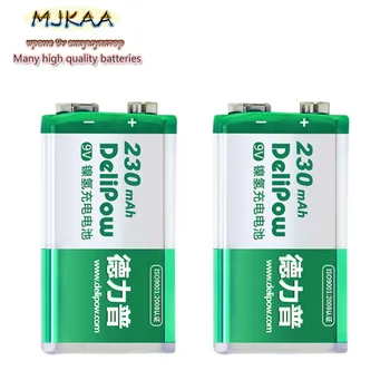 

New Crown 9V 230mAh Li-ion NiMH Rechargeable Battery for KTV Microphone Toy Remote Control