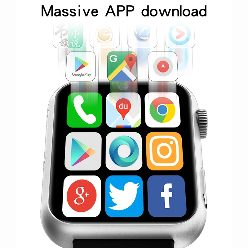 US $227.81 2020 Smart Watches Dual Camera 5MP Google Map MTK6739 Dual Core 32GB 178 Screen Wifi GPS Beidou Position Men Women Smartwatch