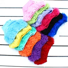 Детские Гофрированные шаровары, многослойные детские подгузники, шорты с цветочным рисунком для новорожденных и юбки, милые летние атласные штаны для малышей