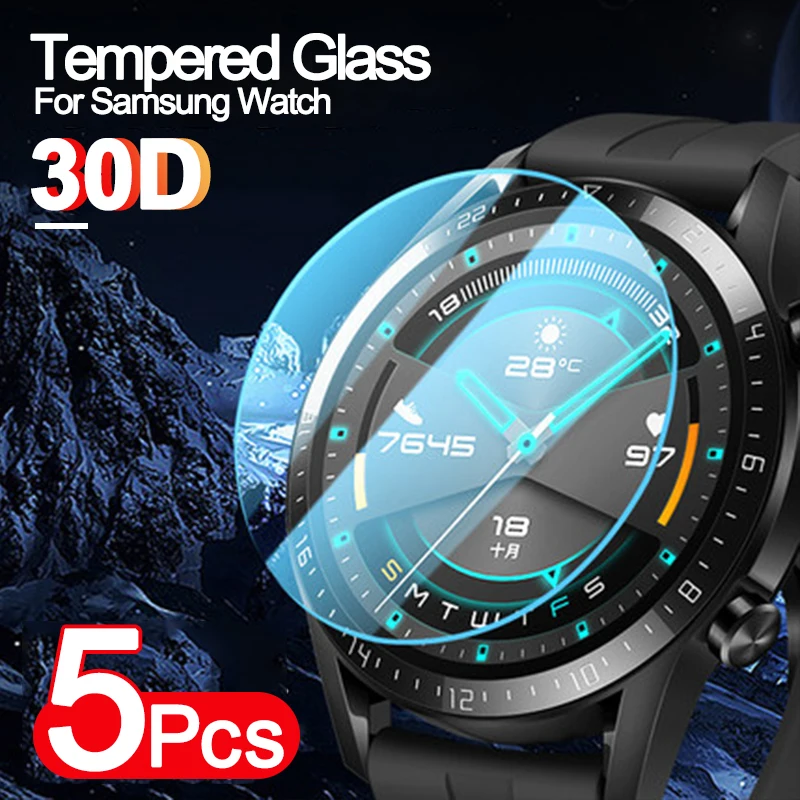 Закаленное стекло для Samsung Watch 3 41 мм 45 защитная стеклянная пленка Galaxy 1 42 46