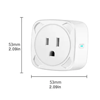 

Mobile Phone Remote Control Timer Switch Voice Control Wifi Smart Socket US Plug Smart Home Socket Supply