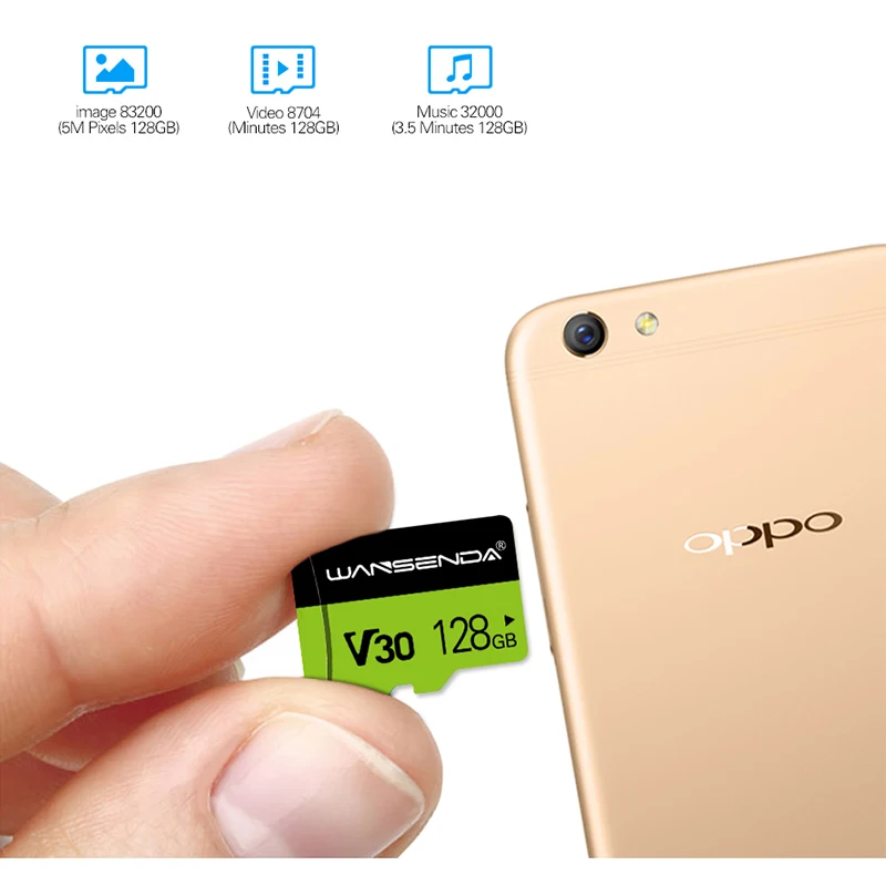 ǰ Wansenda TF ī 8GB 16GB 32GB 64GB 128GB ޸ ī ̴ ī, Ʈ  º ī޶  SD-