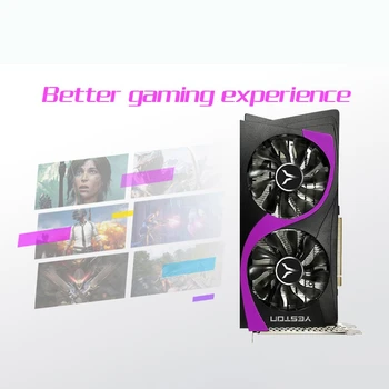 

Yeston GTX1660 Super-6G D6 GB GDDR6 192Bit 1530MHZ/1785MHZ 12Nm Gaming Video ie Card