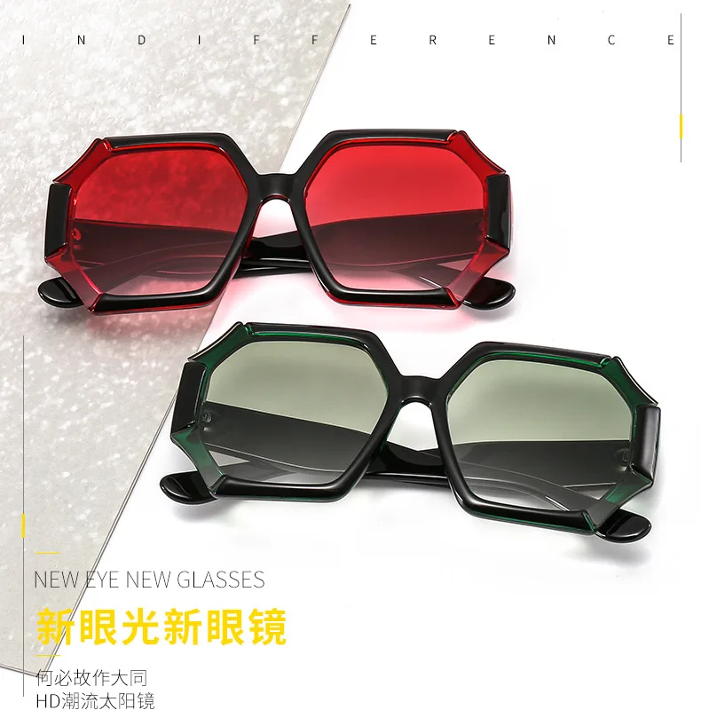 Новинка, солнцезащитные очки, анти-подзорные, супер негабаритные, нестандартные, для мужчин, винтажные, одна большая линза, солнцезащитные очки для женщин с коробкой NX