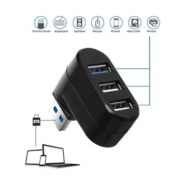 

USB HUB 3/6 Port USB Hub 3.0 High Speed Multiple Splitter 2.0 Hab 1 USB Hub Multiple USB Adapter 3.0 Card Reader For PC Laptop