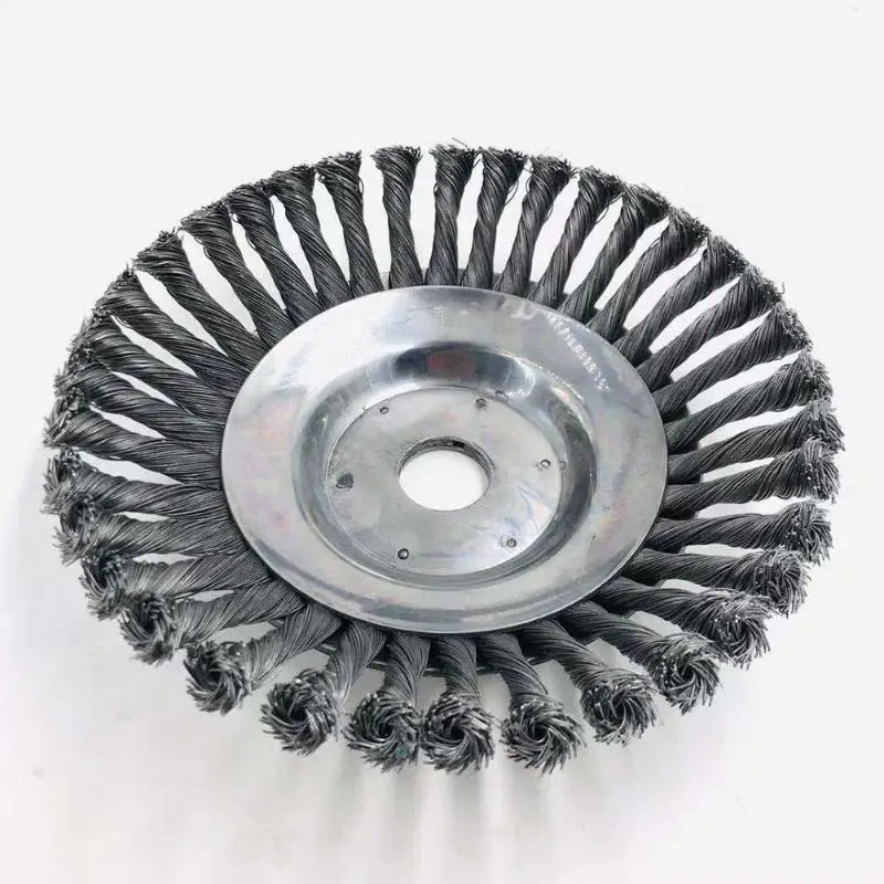 Landscaping Rotary Brush Joint Knot Steel Wire Wheel Brush Disc Power Tool Machines Accessories