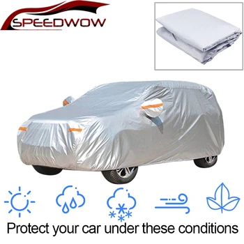 

Universal Full Car Covers Waterproof Car Covers Sun UV Snow Dust Resistant Protection Cover Outdoor Full Auto Cover