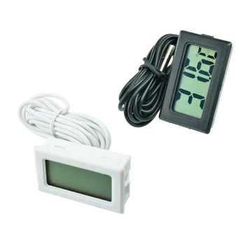 

LCD Thermometer Hygrometer Temperature Sensor Digital TPM-10 Meter Weather Station Diagnostic-tool Thermal Regulator 2m 200CM