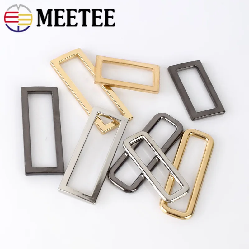 Meetee 10 шт. 20-40 мм Металлические Аксессуары для багажа уплотнительное кольцо сумка с пряжкой рюкзак «сделай сам» кожевенное ремесло ремень подвесной декор материал