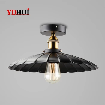 

Wameng Industrial Wind Cafe Restaurant Western Restaurant Retro Lighting Loft Bedroom Balcony Avenue Small Black Skirt Suction T